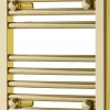 Silla Sèche-serviettes eau chaude 141W 50x40x4,4cm, Doré