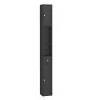 SoBuy Colonne de salle de bain étanche avec étagères et tiroirs réglables, MDF noir