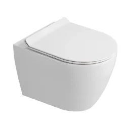 Solido pack WC bâti-support autoportant + WC suspendu Ceramia PixL + abattant SoftClose + plaque noir (GRCEPXWT03-FR)