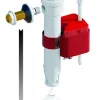 Soupape DUAL 6 surverse centrale 3/6 litres et robinet SX à flotteur télescopique- - Robinet flotteur et mécanisme