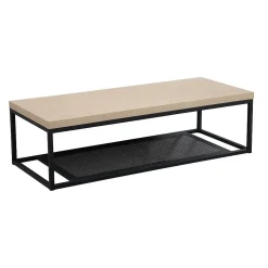 Structure métallique noir mat à suspendre - pour plan de toilette - 120cm WILL