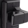 Support de douche rotatif et réglable, support de pommeau de douche à main réglable, étanche (noir)