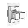 Support de douche étanche à angle réglable, sans perçage (argent)