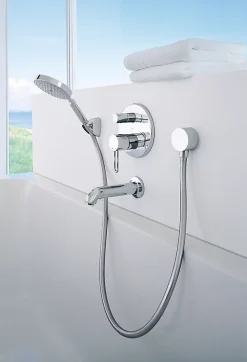 Support de douchette mural chromé Hansgrohe Porter'C