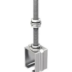 Support de rail 35x30 à tige longue - MANTION - 3531L
