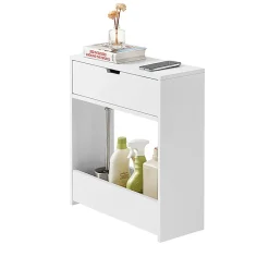 Support Papier Toilette, Armoire Toilettes WC, BZR48-W, SoBuy