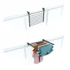 Support pliable pour balcon extérieur 62x63x8 cm Foxydry Duo