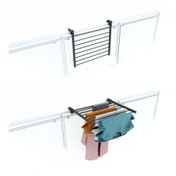 Support pliable pour balcon extérieur 62x63x8 cm Foxydry Duo