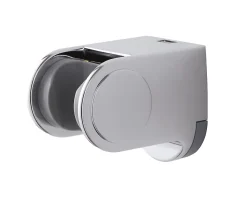 Support universel de douchette chrome fixation murale