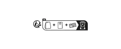 Support universel de douchette chrome fixation murale