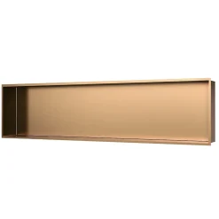 Swiss Aqua Technologies Aurum Niche de Douche à encastrer, Acier Inoxydable 304, 120x28x10cm, Cuivre brossé PVD (SATAURN12128BRG)
