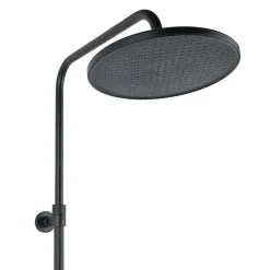 Swiss Aqua Technologies Aurum colonne de douche avec mitigeur thermostatique + douchette 3 jets + douche de tête, noir mat