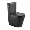 Swiss Aqua Technologies Brevis WC à poser sans bride + abattant softclose, noir mat (SATBRE031RREXVPBKM)