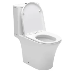 Swiss Aqua Technologies Combi WC à poser sans bride, avec abattant softclose - remplissage par le bas (SATBRE030RREXVP)