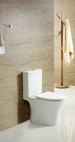 Swiss Aqua Technologies Combi WC à poser sans bride, avec abattant softclose - remplissage par le bas (SATBRE030RREXVP)