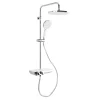 Swiss Aqua Technologies Colonne de douche avec mitigeur thermostatique et tête de douche XXL 255mm, Chrome (SATSSTPBCH)