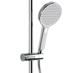 Swiss Aqua Technologies Colonne de douche avec mitigeur thermostatique et tête de douche XXL 255mm, Chrome (SATSSTPBCH)