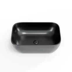 Swiss Aqua Technologies Infinitio Vasque à poser 45,5x32,5 cm, sans trop-plein, Noir mat (SATINF4532BKM)