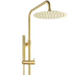 Swiss Aqua Technologies SAT DARK Colonne de douche avec Mitigeur Thermostatique, Or Brossé (SATDASSTKBZ)