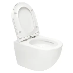 Swiss Aqua Technologies Tornado WC sans bride avec abattant SoftClose et fixations invisibles, blanc (SATFUS010RTORP)
