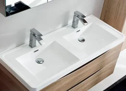 Système de douche thermostatique 3011 Basic avec douchette à main - Tête de douche 20x20cm