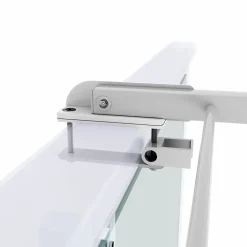 Système rabattable blanc pour rambarde 118x63x8 cm Foxydry Duo