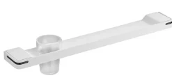 Tablette de lavabo porte verre ALUR - Coloris : Noir mat