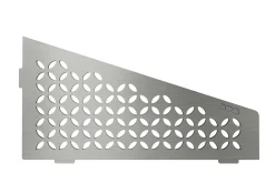 Tablette murale de douche SHELF- E- S3 - CURVE - inox brossé - 62 x 295 x 154 mm