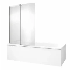 Tablier bain pour baignoires rectangulaires installation angle 180 x 90 x 60cm Blanc Mat + Pare bain Malice JACOB DELAFON