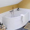 Tablier de baignoire d'angle Horyn L. 150 cm x l. 90 cm blanc