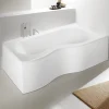 Tablier de baignoire frontal blanc 180 x 90 cm pour baignoire Folk, Valentin