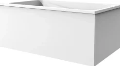 Tablier de baignoire frontal et latéral 180 x 60 x 80 cm blanc brillant Jacob Delafon