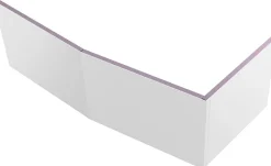 Tablier de baignoire frontal et latéral 170 cm blanc mat
