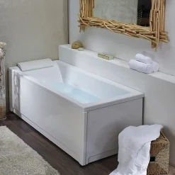 Tablier de baignoire latéral pour baignoire droite 170 x 75 cm, blanc, Valentin