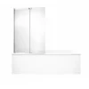 Tablier frontal JACOB DELAFON baignoire rectangulaire + pare bain, blanc brillant Installation en niche
