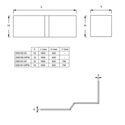 Tablier pour baignoire JACOB DELAFON Neo installation en angle blanc mat
