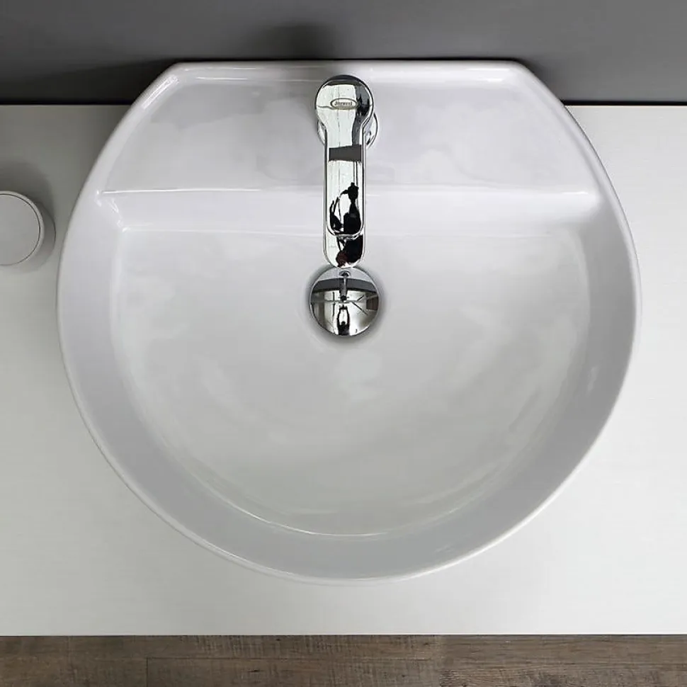 Étagère En Bois Pour Lavabo Blanc De 120 Cm - Valentina