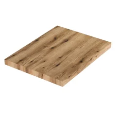Étagère Pour Lavabo De Salle De Bains En Chêne Naturel