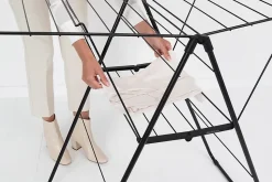 Étendoir à linge 25 m Brabantia Hangon coloris noir