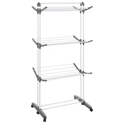 Étendoir à linge 24 m d'étendage, inox, 5Five Nubie Plus