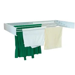 Étendoir à linge mural COBRA Blanc Aluminium 6M
