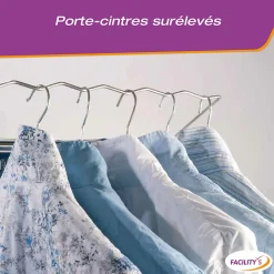 Étendoir à linge pliable avec porte cintres