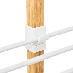 Étendoir à linge tour 4 roues 40m effet bois - 5 five simply smart