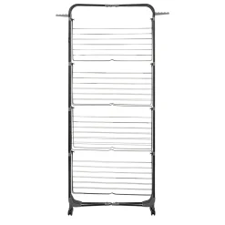 Étendoir à linge tour sur roulettes 40 m d'étendage, noir, Modul Mojave, 5Five