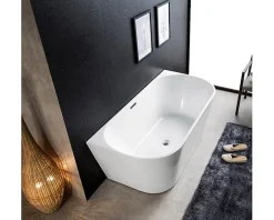 THEA - Baignoire semi-ilot - 170x80x58cm