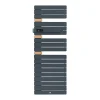 THERMOR - Sèche-serviettes Allure 3 mat à gauche 750W gris ardoise/chêne - 483230