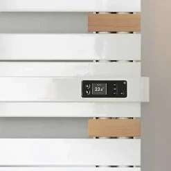 THERMOR - Sèche-serviettes Allure 3 mat à gauche 750W gris ardoise/chêne - 483230