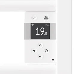 THERMOR Radiateur sèche-serviettes connecté Riva 5 avec soufflerie 20000W Blanc brillant