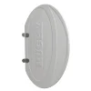 Ti'Pi - Séparateur pour urinoir en forme de ballon de rugby - Anti tag - Anti choc - Intérieur et extérieur - Gris