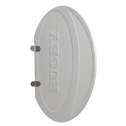 Ti'Pi - Séparateur pour urinoir en forme de ballon de rugby - Anti tag - Anti choc - Intérieur et extérieur - Gris